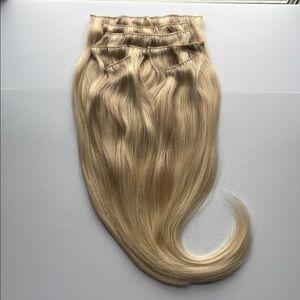 WENNALIFE 20 Inch Double Weft Clip In Human Hair Extensions 17/22/60 7Pc 120g